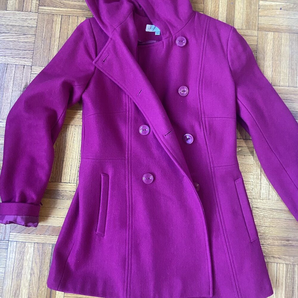 Larry Levine Pink Coat- XS